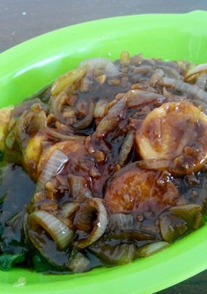 Foto resep Pokcoy Tahu Kuah Saus Tiram