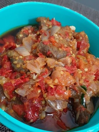 Langkah Gampang Menyiapkan Resep Balado Daging Sapi / Dendeng Basah yang Lezat