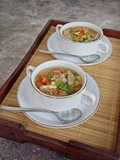 Mixed vegetables soup