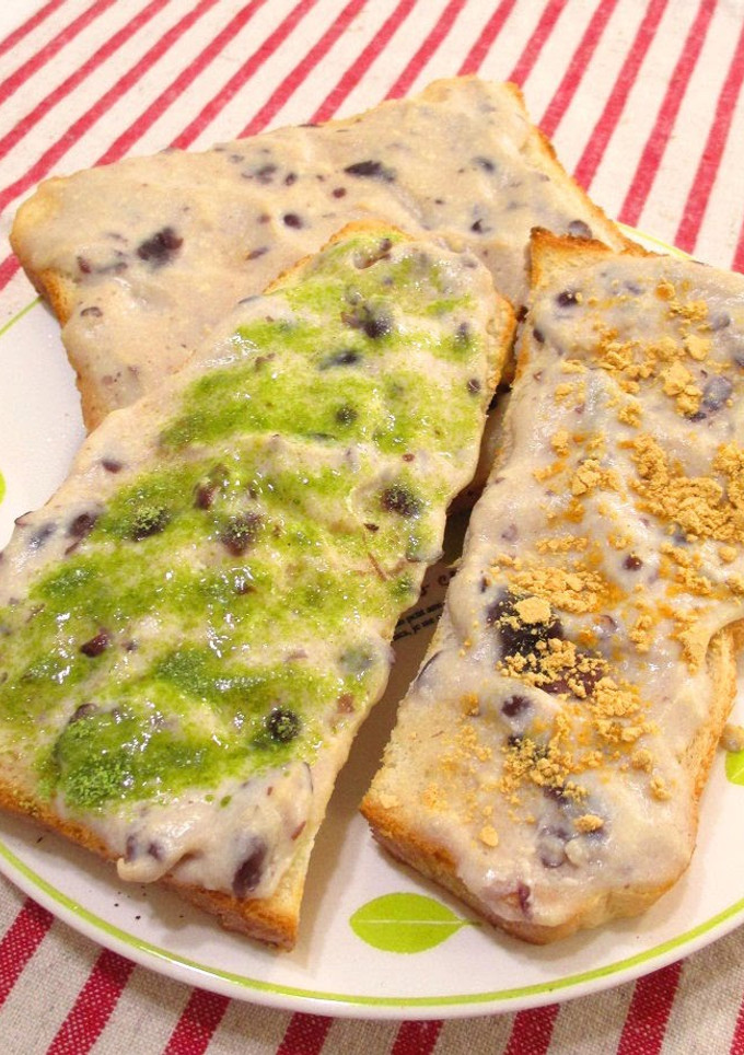 A picture of Toast with Healthy Bean Paste and Tofu Cream.