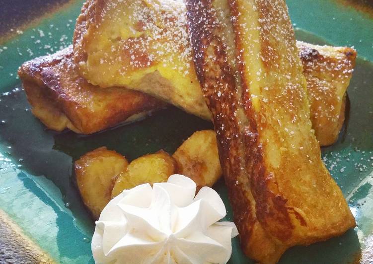 Simple Way to Prepare Ultimate French Toast Banana Fosters Roll-Ups