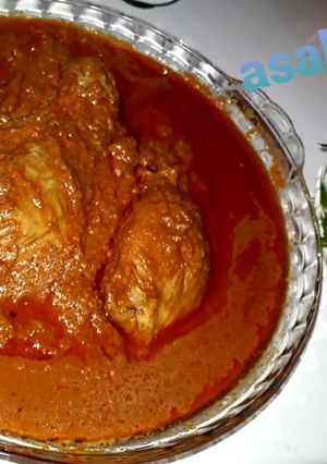 عکسی از دستور فسنجون شمالی با مرغ و گردوی محلی(گیلان)🥰🥰🥰🥰