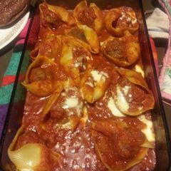 A picture of Meatballs On a Half Shell.