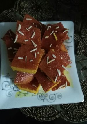 عکسی از دستور کیک باقلوا