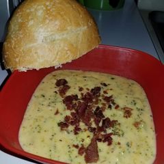 A picture of Cheddar Broccoli Soup.