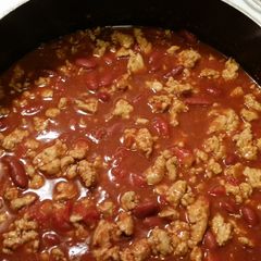 A picture of Chicken Chili Beans.