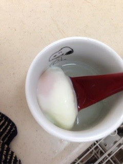 A picture of Poached Egg in the Microwave.