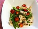 asparagus mushroom salad