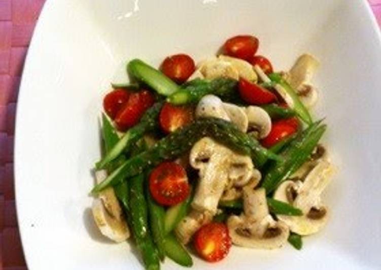 Asparagus and Mushroom Salad