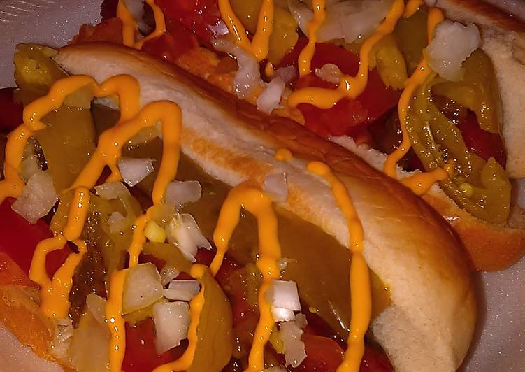 Simple Way to Prepare Any-night-of-the-week Nikki&#39;s Chicago Dog