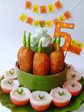 Set Jajan Pasar (Kue Talam, Combro, Klepon)
