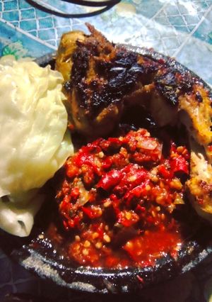Foto resep Ayam bakar sambal terasi