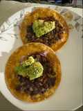 Black Bean Tostadas