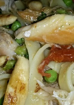 A picture of Sig's Smoked Mackerel Salad.