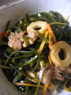 A picture of Sea Noodles - Simmered Shredded Kombu.