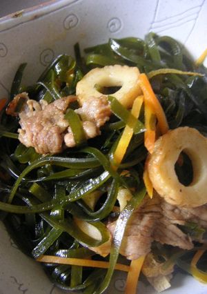 A picture of Sea Noodles - Simmered Shredded Kombu.