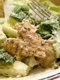 Lemon & Garlic Chicken Caesar Salad