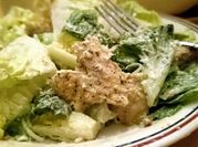 A picture of chicken caeser salad