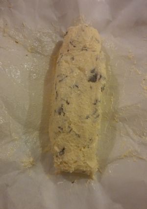 A picture of Tami's Compound Butter for Thanksgiving.