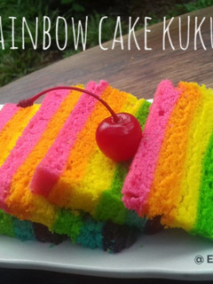 Foto resep Rainbow Cake Kukus