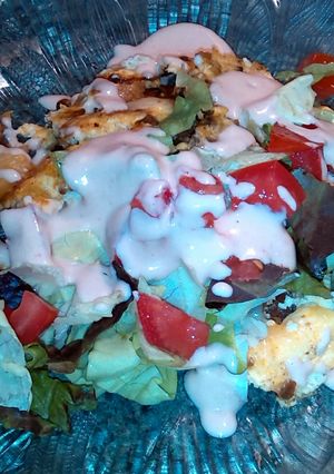 A picture of Breakfast taco eggs.