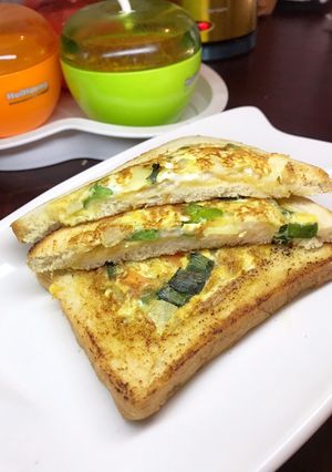 A picture of Stuffed bread.