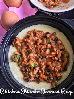 Gambar Chicken Shiitake Steamed Eggs