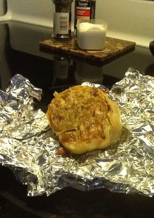 A picture of Roasted Garlic.