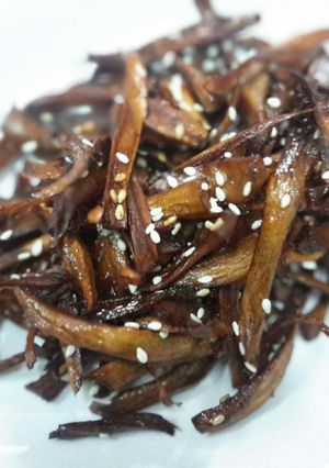 A picture of Mushroom Jerky.