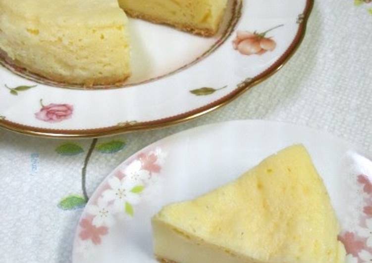 Microwaved Time-Saving NY Cheesecake with Pancake Mix