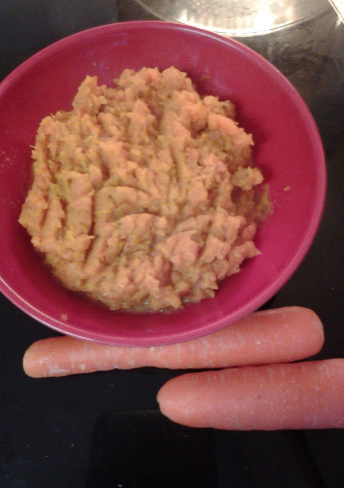 A picture of Carrot and Sweet Potato Mash ☺.