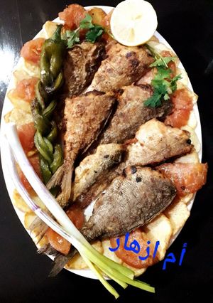 صورة لوصفة سمك مقلي