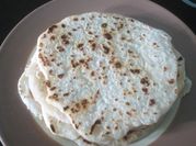 A picture of milk chapati