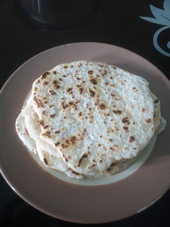 A picture of My version of Chapati.