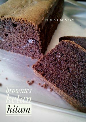 Foto resep Brownies Ketan Hitam (panggang dan kukus)