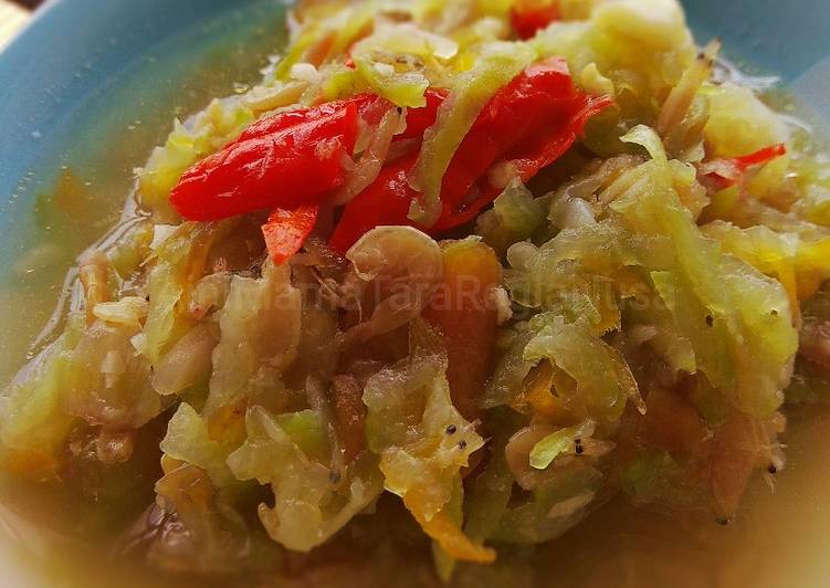 Bahan Membuat Tumis Labu Siam Udang Rebon Anti Gagal