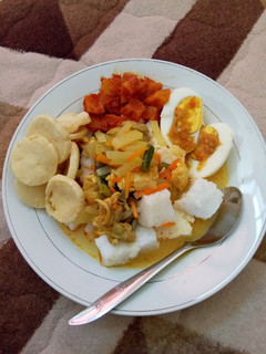 Foto resep 5. Lontong Sayur Labu Siam