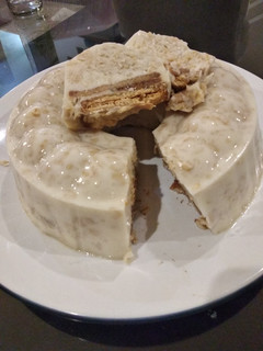 Foto resep Puding cake susu oatmeal biskuit regal