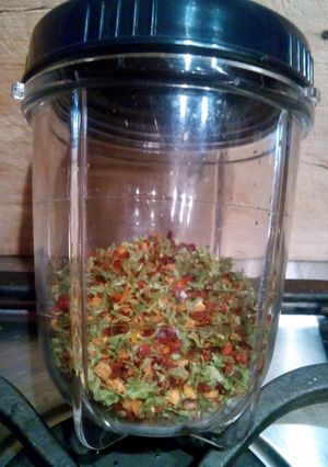 A picture of Aglio et Olio spice mix.