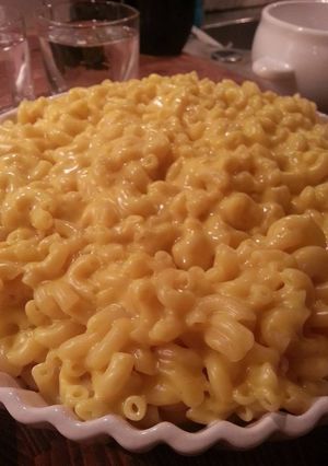 A picture of Emma's mac'n'cheese.
