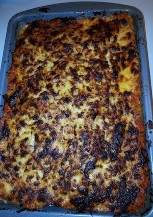 A picture of Lasagna with a kick.