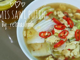Tumis Sawi Putih dan Telur
