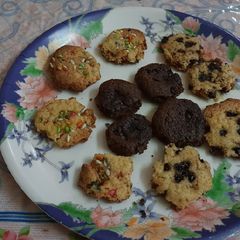 Vanilla Premix One dough 3 flavour cookies A picture of Vanilla Premix One dough 3 flavour cookies.
