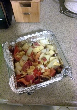 A picture of Milo's potato.