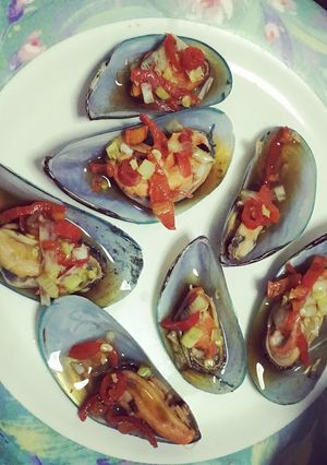 Foto resep Tim kerang hijau pedas