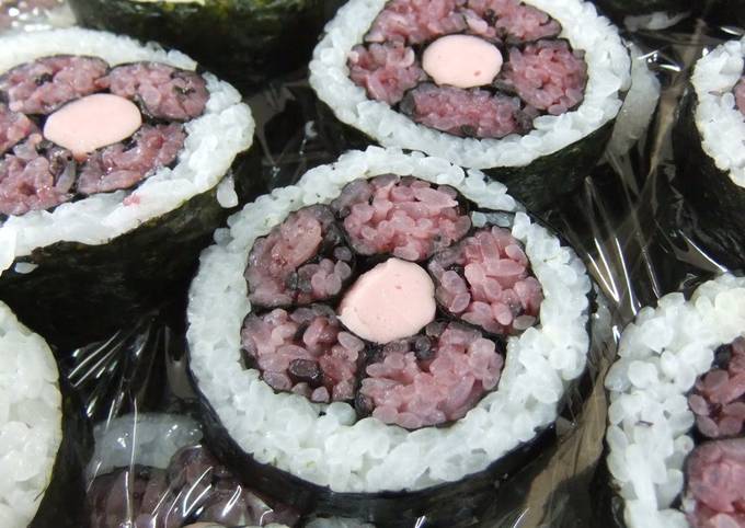 Decorative Floret Sushi Rolls