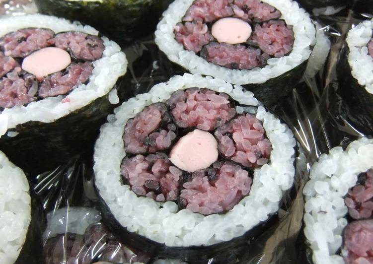 Recipe of Quick Decorative Floret Sushi Rolls