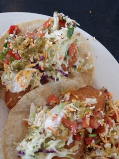 A picture of Fish tacos.