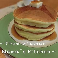 A picture of Fluffy and Moist Pancakes with Silken Tofu.