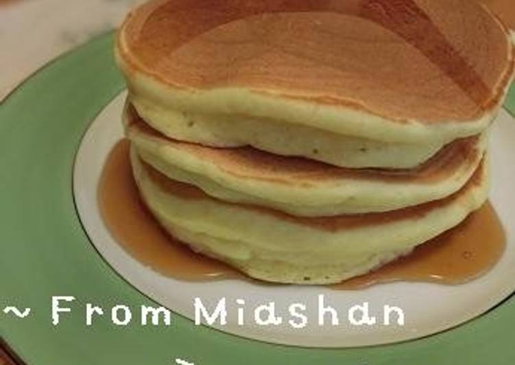 Recipe Of Favorite Fluffy And Moist Pancakes With Silken Tofu Babe Cooking Book